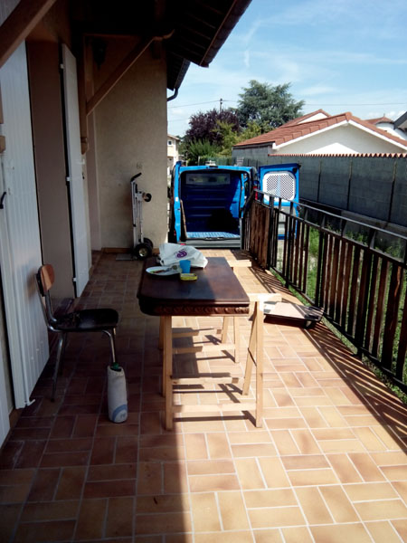 repas sur terrasse